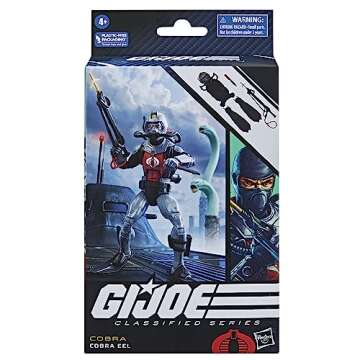 G.I. Joe Classified Series Cobra EEL, Collectible G.I. Joe Action Figures, 81, 6-Inch Action Figures for Boys & Girls, with 6 Accessories (Amazon Exclusive)