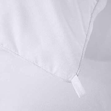 Utopia Bedding Comforters King Size, All Season Duvet Insert, Down Alternative Box Stitched Bed Comforter with Corner Tabs, Machine Washable (White)