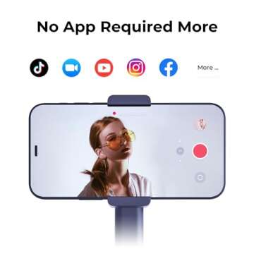 OBSBOT Me AI-Powered Phone Mount, Auto-Tracking Phone Mount with Wide-Angle Sensing Camera, Content Creation Kit for Vlogging, Streaming and Video Calls