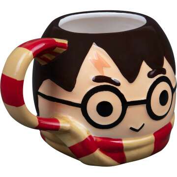 Harry Potter Chibi Mug 24 oz with Gryffindor Handle