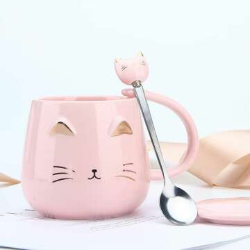 Cute Cat Ceramic Mug