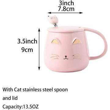 Cute Cat Ceramic Mug