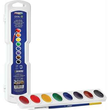 Prang Oval Pan Watercolor Paint Set - 16 Colors