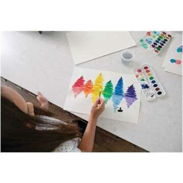 Prang Oval Pan Watercolor Paint Set - 16 Colors