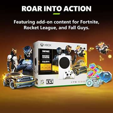 Xbox Series S Gilded Hunter Bundle In-game cosmetics for Fortnite, Rocket League, Fall Guys 512GB All-Digital Gaming Console [video game] [video game] [video game] [video game] [video game] [video game] [video game] [video game] [video game] [video game] [