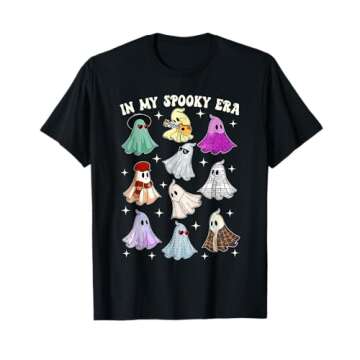 In My Spooky Era Groovy Ghost Halloween Funny T-Shirt