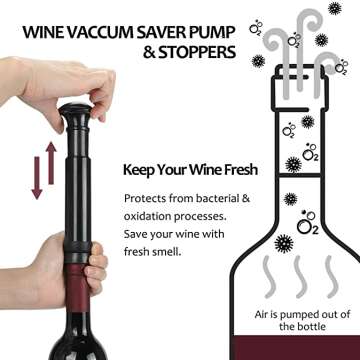 Wine Air Pump Opener Set