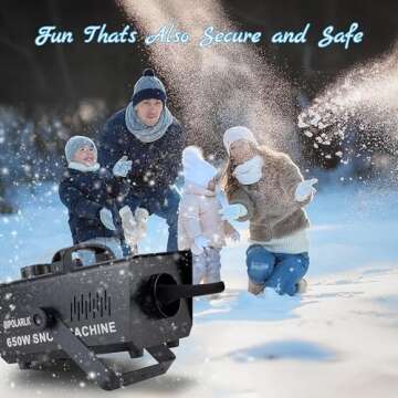 Snow Machine 650W With Remote Control For Events