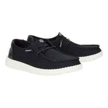 Hey Dude Wendy Hex Black Women’s Slip-On Loafers