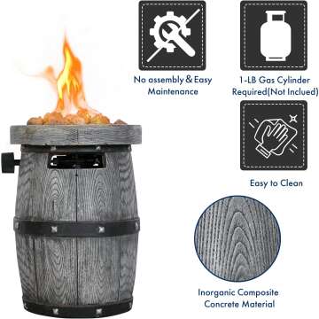 Portable Gas Fire Pit