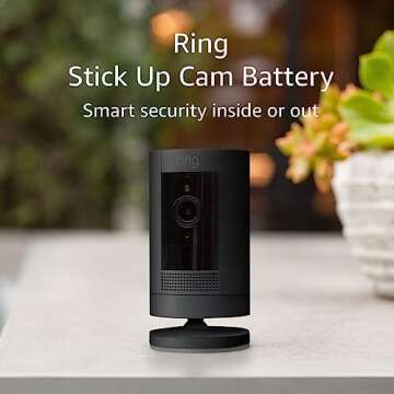 Ring Stick Up Cam Battery - Outdoor Security with Alexa