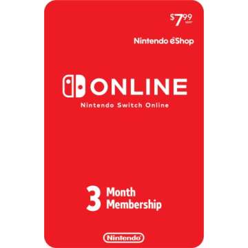 Nintendo Switch w/Neon Blue & Neon Red Joy-Con + Mario Kart 8 Deluxe (Full Game Download) + 3 Month Switch Online Individual Membership