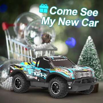 Remote Control Car, 1/24 Scale Model Racing Car Toys, RC Car for Kids and Boys with Cool Led Lights, Hobby RC Cars Toys Birthday Gifts for 3 4 5 6 7 8 Year Old Boys Girls