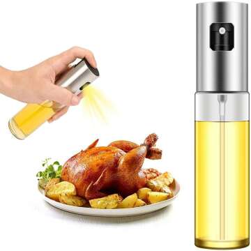 Oil Sprayer for Cooking, Olive Oil Sprayer Mister, 105ml Olive Oil Spray Bottle, Olive Oil Spray for Salad, BBQ, Kitchen Baking, Roasting