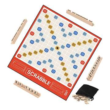 Hasbro Gaming Scrabble Board Game ,Fun Family Game for 2-4 Players