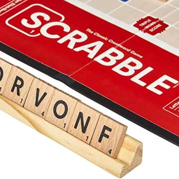 Hasbro Gaming Scrabble Board Game ,Fun Family Game for 2-4 Players