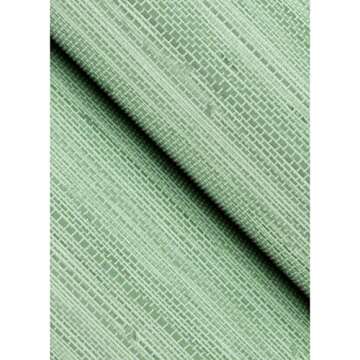 NuWallpaper x Social Social Classic Faux Grasscloth Peel and Stick Wallpaper, Sage