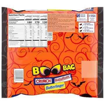 Halloween Candy Variety Pack 50 Count - Butterfinger & More