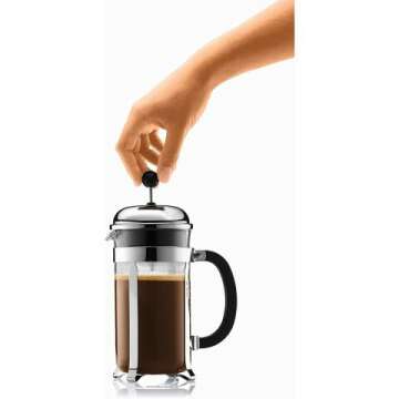 Chambord French Press Coffee Maker - 51 Ounce Chrome