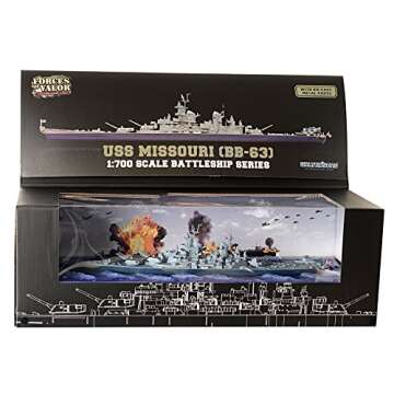 1: 700 Scale USS Missouri Battleship