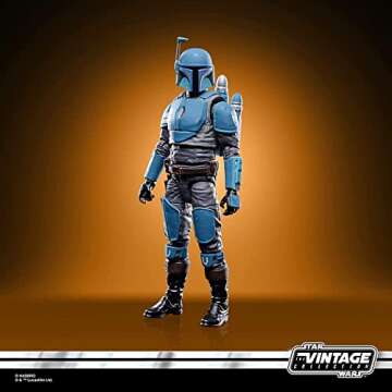 STAR WARS The Vintage Collection Death Watch Mandalorian Toy, 3.75-Inch-Scale The Mandalorian Action Figure, Toys for Kids Ages 4 and Up