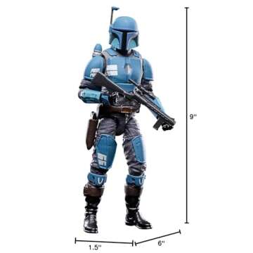 STAR WARS The Vintage Collection Death Watch Mandalorian Toy, 3.75-Inch-Scale The Mandalorian Action Figure, Toys for Kids Ages 4 and Up