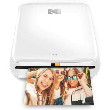 KODAK Step Wireless Photo Printer with Zink Technology Gift Bundle