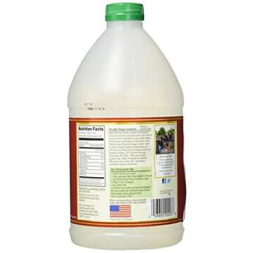 White House Vinegar - White Distilled - Fresh Press 64oz Jugs - For Recipes, Production, All Purpose (1 Jug)