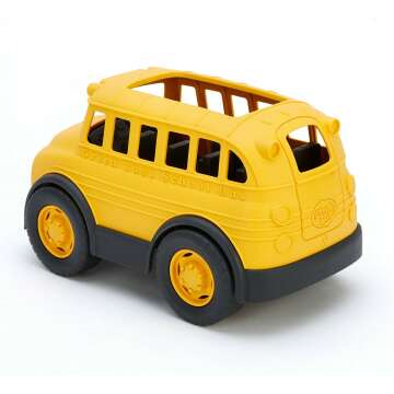 Eco-Friendly Green Toys School Bus in Yellow