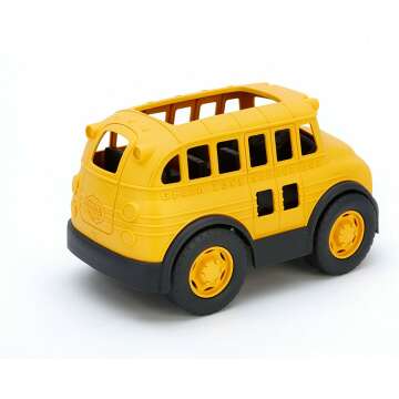 Eco-Friendly Green Toys School Bus in Yellow