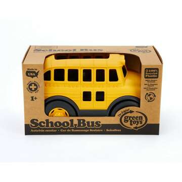 Eco-Friendly Green Toys School Bus in Yellow