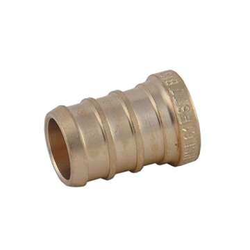 LD Valve-F1807 Brass PEX Fitting- 1/2" PEX Plug for PEX Tubing (25-Pack)