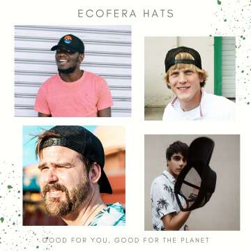 Men's Eco-Friendly Snapback Trucker Hat - Go Green!