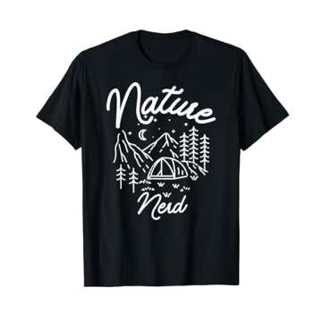 Nature Nerd Outdoor Adventure Wilderness Camping Hiking T-Shirt