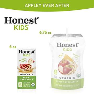 Honest Kids Appley Juice Drink Pack of 40 - Organic