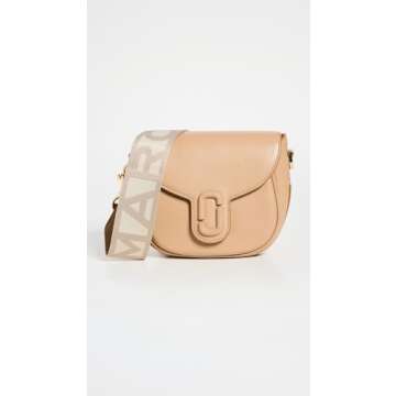 Marc Jacobs The J Marc Small Saddle Bag, Camel