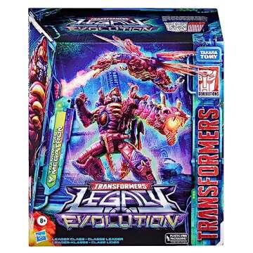 Transformers Toys Legacy Evolution Leader Transmetal II Megatron Toy, 8.5-inch, Action Figure for Boys and Girls Ages 8 and Up