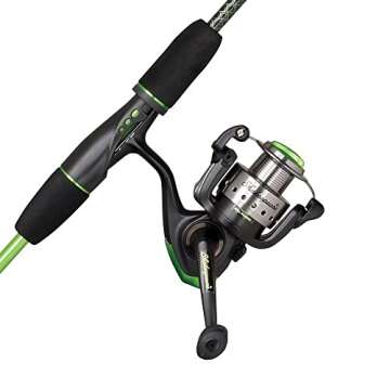 Ugly Stik 5’6” GX2 Spincast Youth Fishing Rod and Reel Spinning Combo, 2 Piece Rod, Size 30 Reel, Right/Left Hand Position