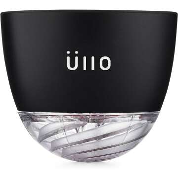 Ullo Wine Purifier with 4 Selective Sulfite Filters. Remove Sulfites and Histamines, Restore Taste, Aerate, and Experience the Magic of Ullo Pure Wine.