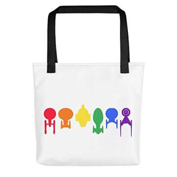 Star Trek Ships of The Line Pride Premium Tote Bag - Black