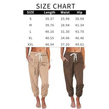 AUTOMET Fall Clothes Baggy Sweatpants for Women with Pockets-Lounge Womens Pajams Pants-Womens Cinch Bottoms Joggers for Yoga Workout 2024 Black S