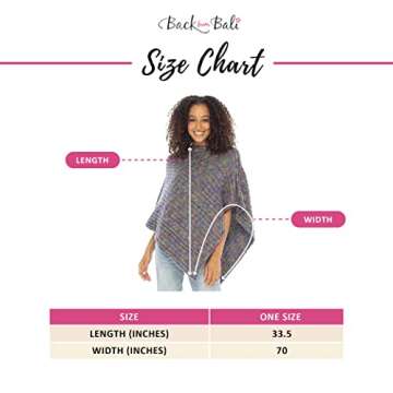 Back From Bali Olive Cable Knit Poncho for Women