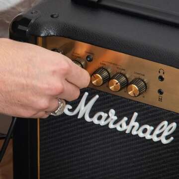 Marshall Amps Guitar Combo Amplifier, 3.5mm Jack, Black (M-MG10G-U)