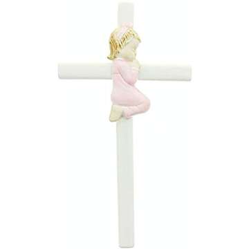 Roman Giftware Inc., Children's Gifts, New Baby, 7.5" H Valencia Praying Girl,Religious, Inspirational, Durable (7x1x2)