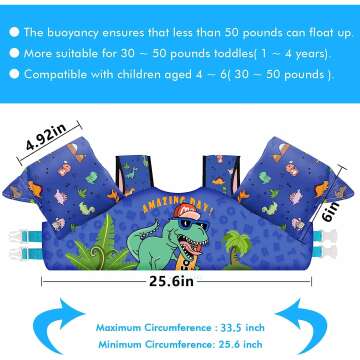 Chriffer Kids Swim Vest for Safe Beach Fun