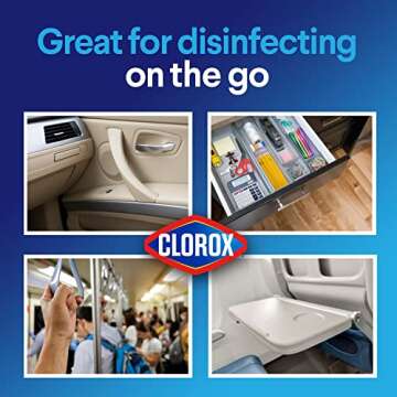 Clorox Disinfecting Wipes, Bleach Free Cleaning Wipes, Household Essentials, 75 Wipes, Pack Of 3, Fresh Scent (Package May Vary)