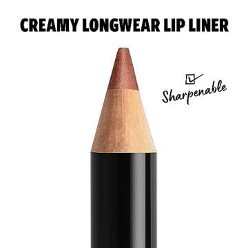 NYX PROFESSIONAL MAKEUP Slim Lip Pencil, Long-Lasting Creamy Lip Liner - Ever