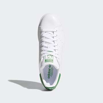 adidas Originals womens Stan Smith fashion sneakers, Core White/White/Green, 7 US