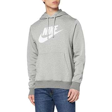 Nike Sportswear Fleece Hoodie in Heather - Ultimate Comfort & Style