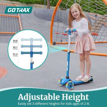 Gotrax KS1/KS3 Kids Kick Scooter with LED Wheels